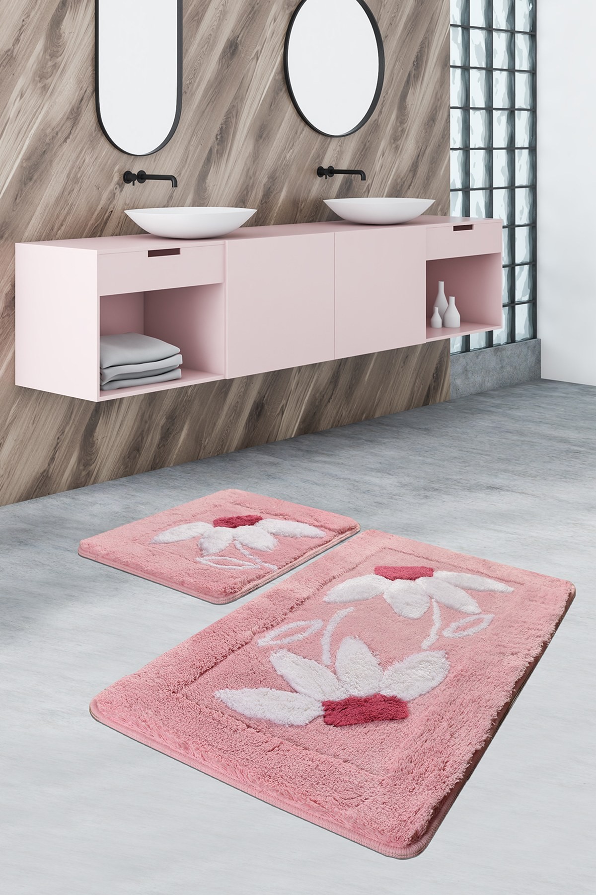 L'essentiel Maison Set od 2 kupaonska tepiha Šarene