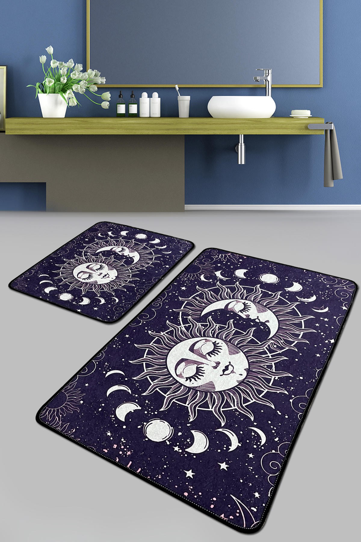 L'essentiel Maison Set od 2 kupaonska tepiha Šarene