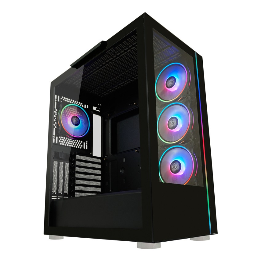 LC Power Gaming Case 808B Skylla X ATX, crna