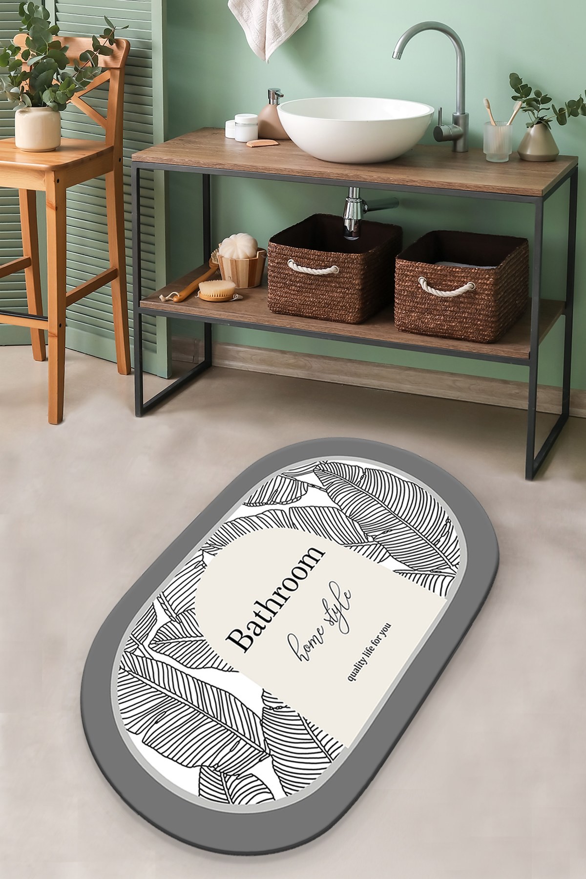 L'essentiel Maison Otirač za kupatilo 70x120cm Šarene