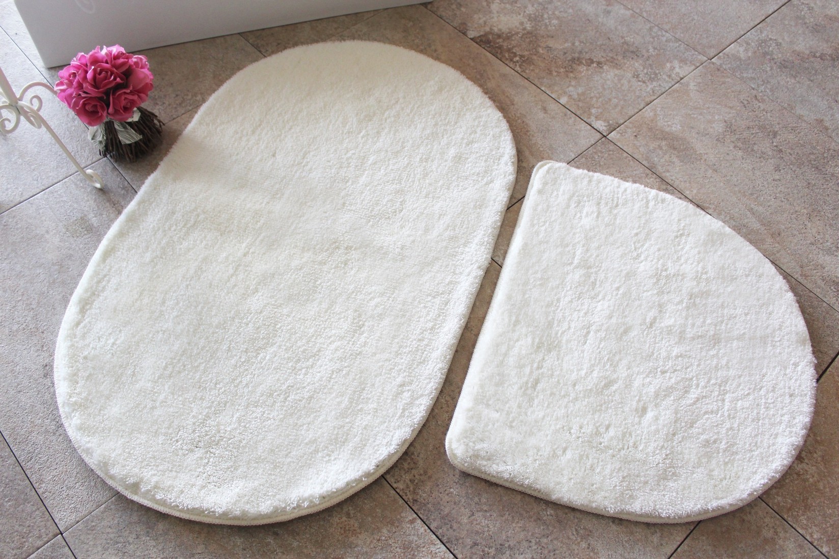 L'essentiel Maison Set od 2 kupaonska tepiha Bež