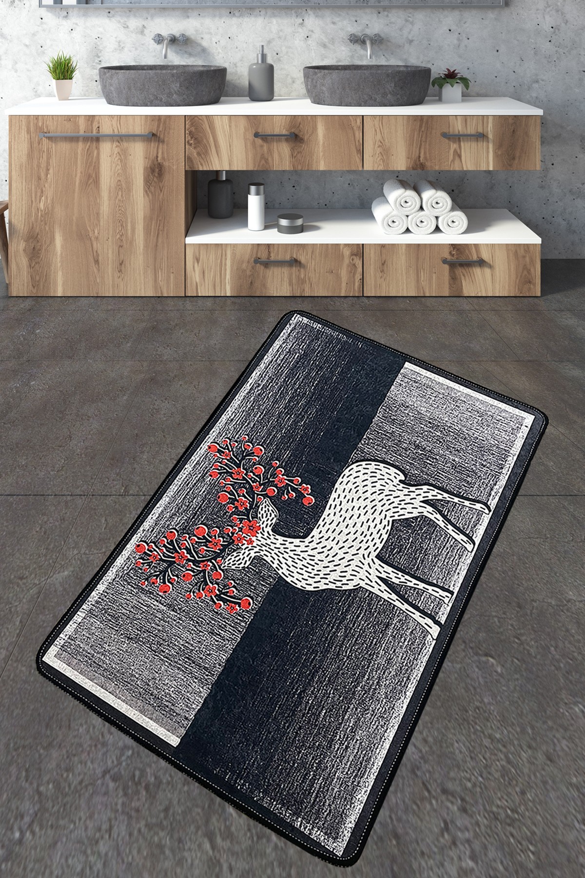 L'essentiel Maison Otirač za kupatilo 70x120cm Šarene