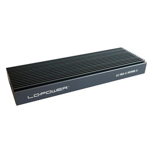 LC Power LC-M2-C-NVME-3 M.2 Vanjsko kućište za SSD, Crno