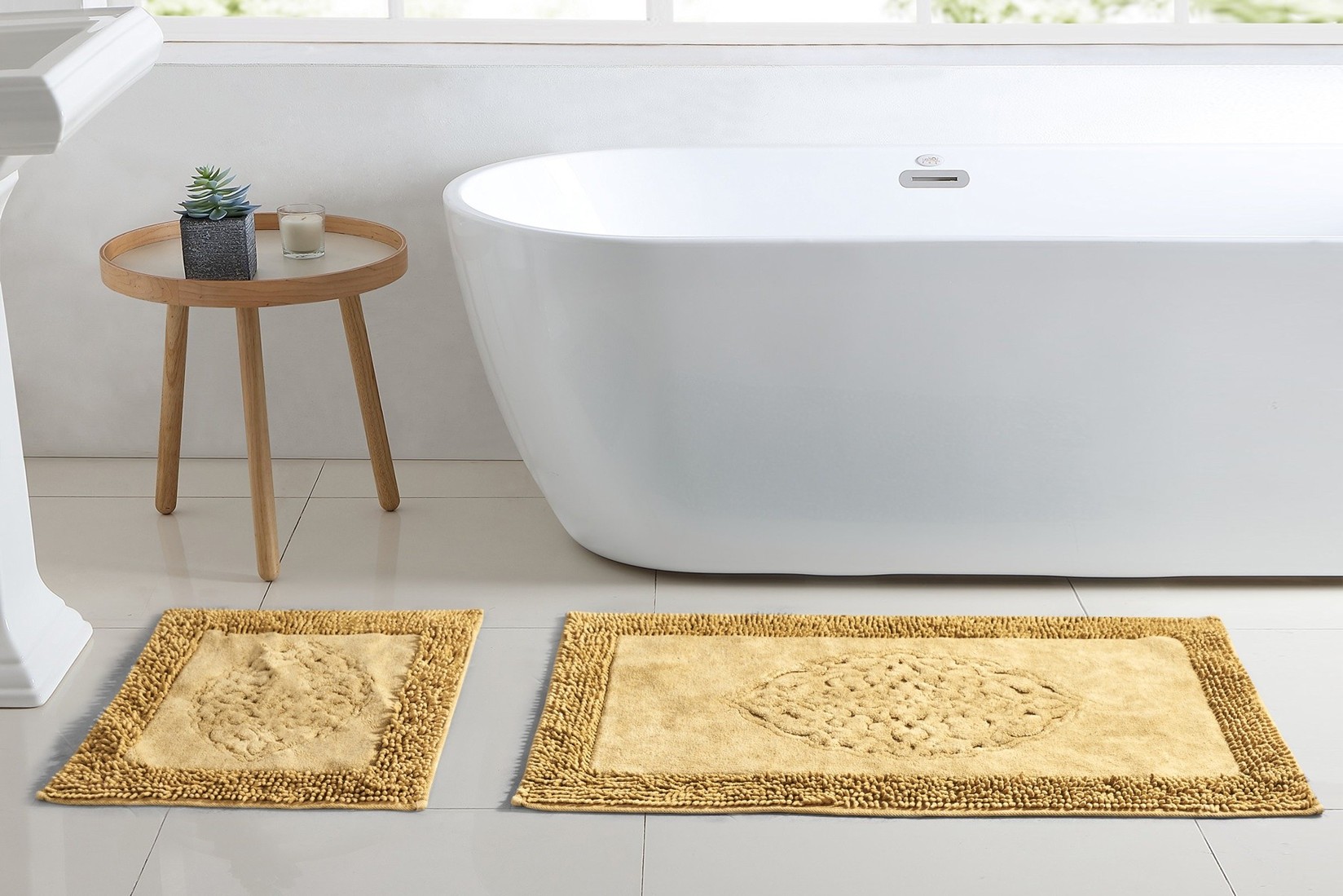 L'essentiel Maison Set od 2 kupaonska tepiha Khaki