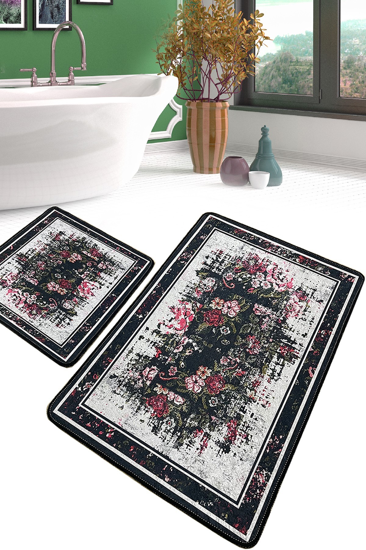 L'essentiel Maison Set od 2 kupaonska tepiha Šarene