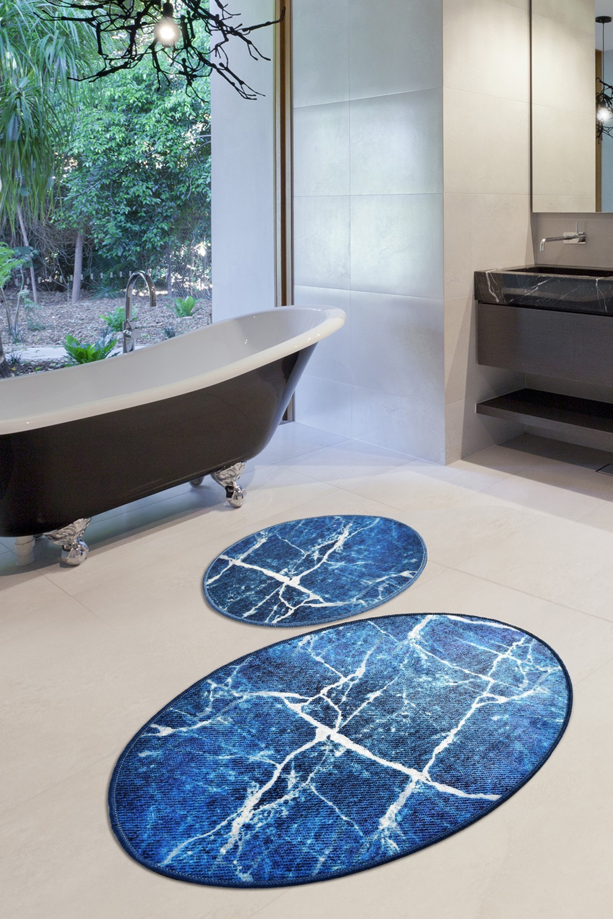 L'essentiel Maison Set od 2 kupaonska tepiha Šarene