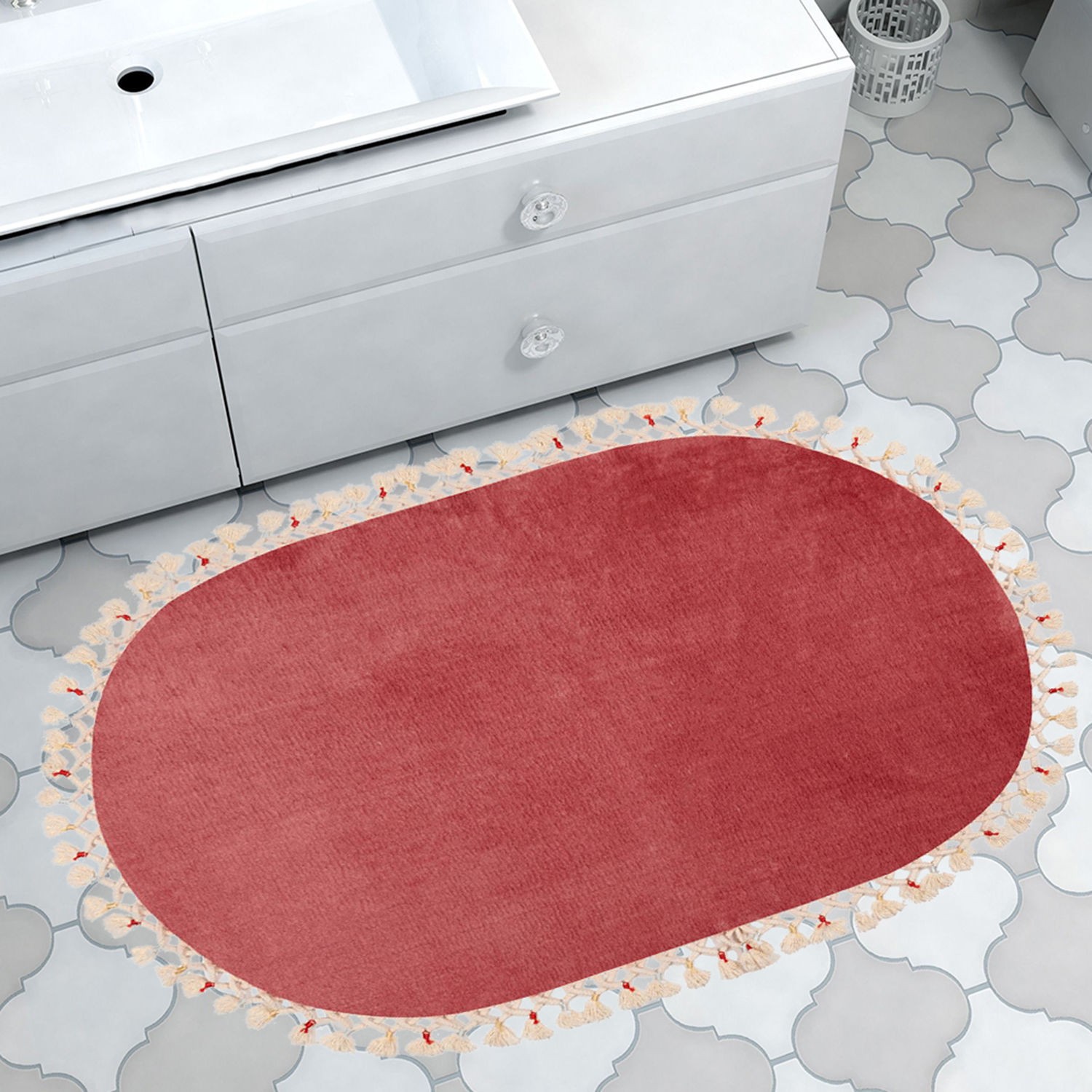 L'essentiel Maison Otirač za kupatilo 50x75cm Bordeaux