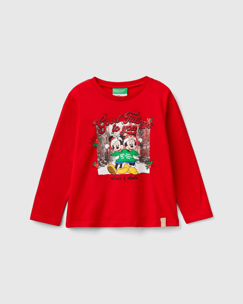 Benetton Majica dugi rukava 15 za djevojčice