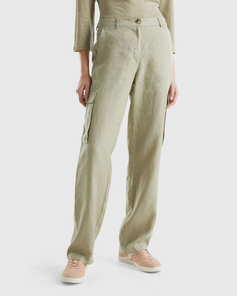 Benetton Pantole  0W9 za žene