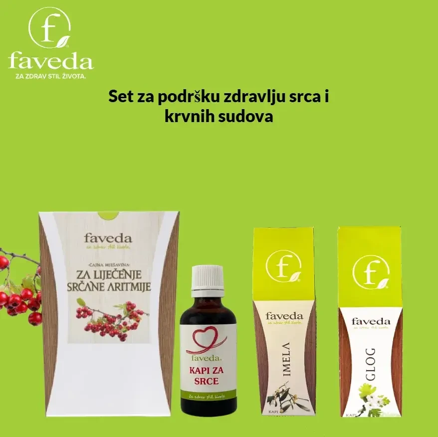 Faveda Set za podršku zdravlju srca i krvnih sudova