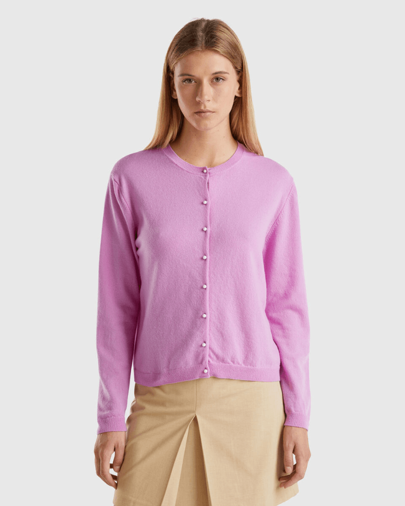 Benetton Majica Koreanskom dugi rukava  1V5 za žene