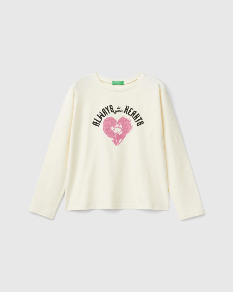 Benetton Majica dugi rukava  3C9 za djevojčice