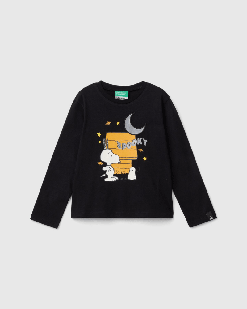 Benetton Majica dugi rukava 100 za djevojčice