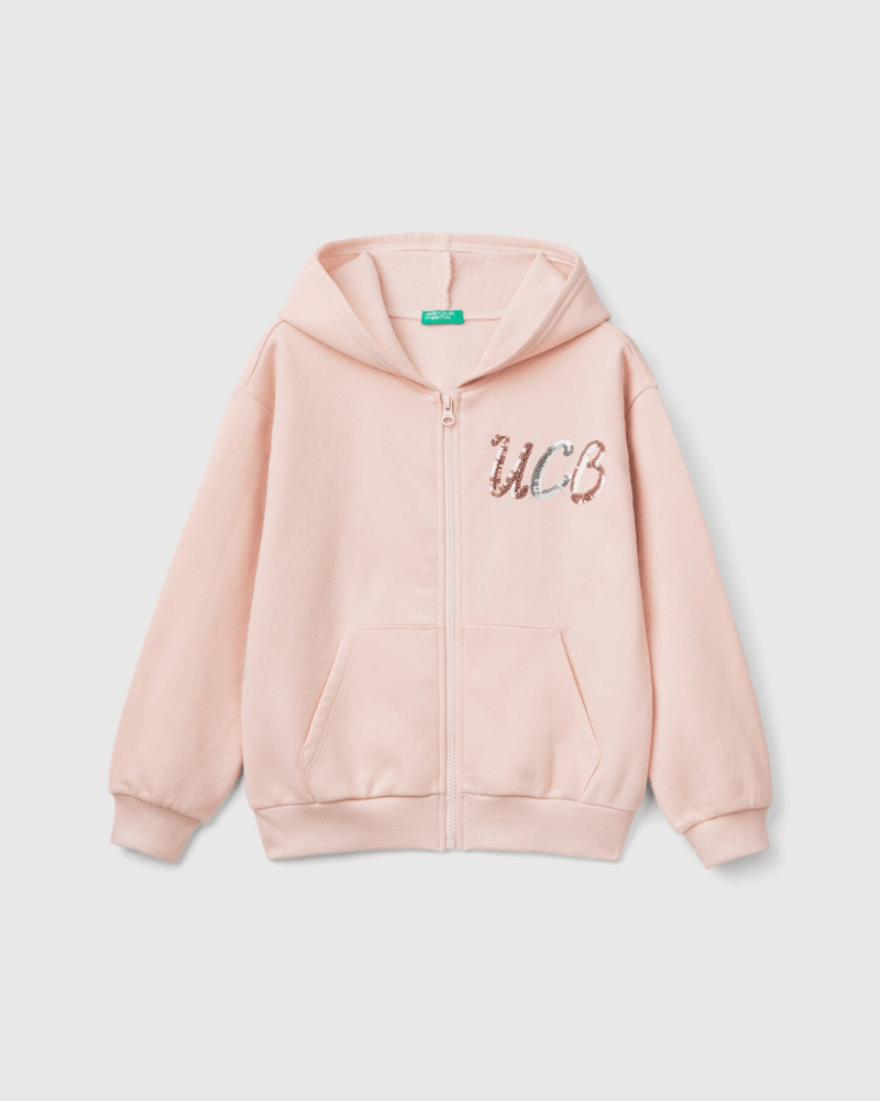 Benetton Jakna sa kapuljačom  3V5 za djevojčice