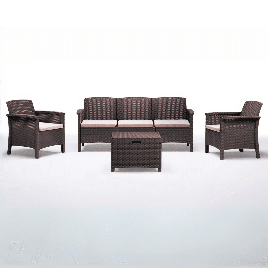 BICA Baštenska garnitura Venezia 3, Braon