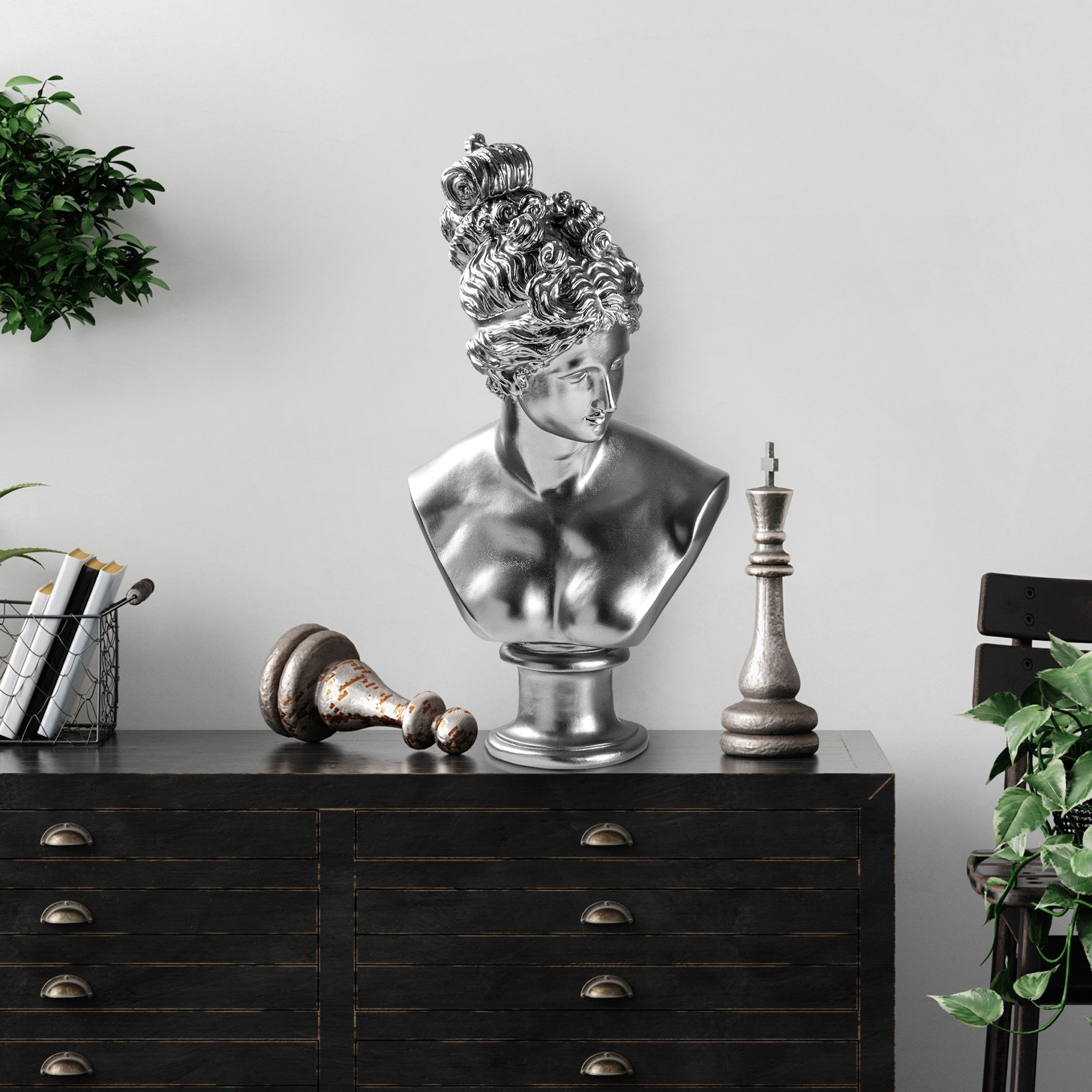 Aberto Design Ukrasna figura Yak-037-A, 30x35x23 cm