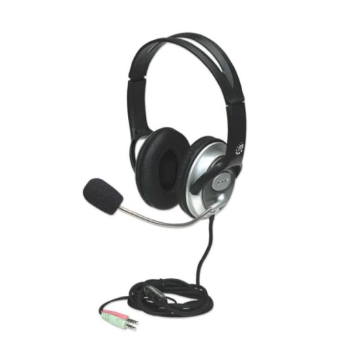 Manhattan slušalice s mikrofonom Classic 175555, crne