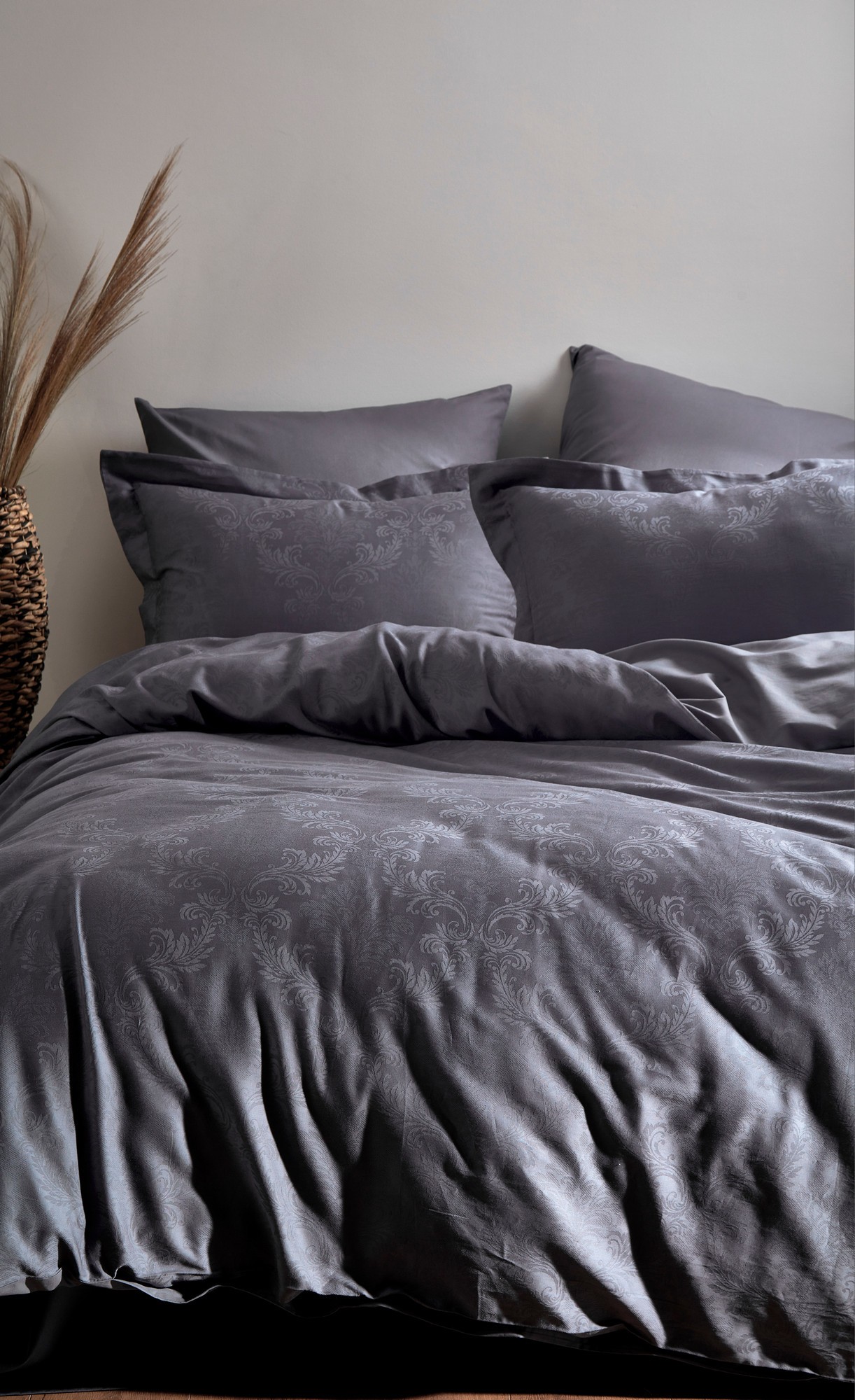 L'essentiel Maison set posteljine Hoten, 200x220 cm, 240x260 cm, siva