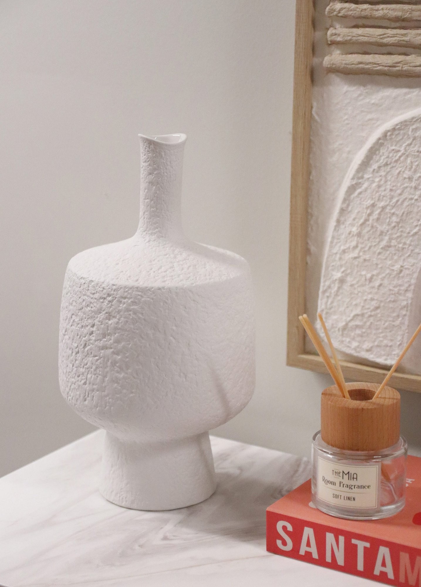 Aberto Design vaza LCA0021, 19x19x36 cm, bijela