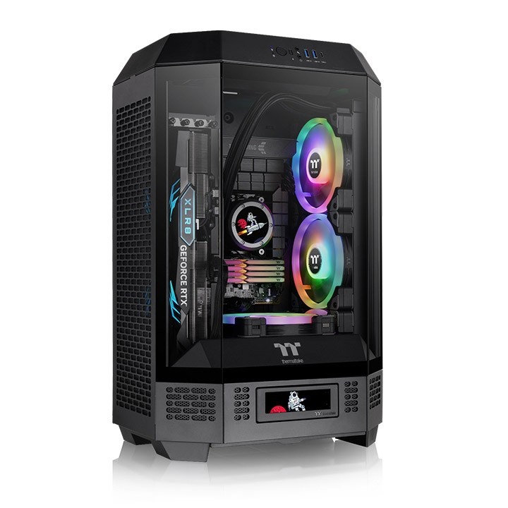 Thermaltake The Tower 300 kućište, SPCC, CA-1Y4-00S1WN-00, crno
