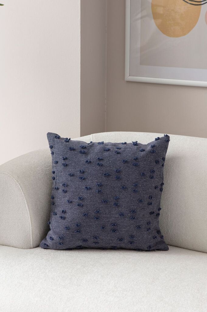 Aberto Design Dekorativni jastuk Tuffet, 43x43 cm, Plavi