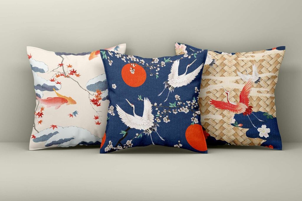 Aberto Design Set ukrasnih jastučnica Asr_plw25-21, 43x43 cm, 3 komada, Šarene