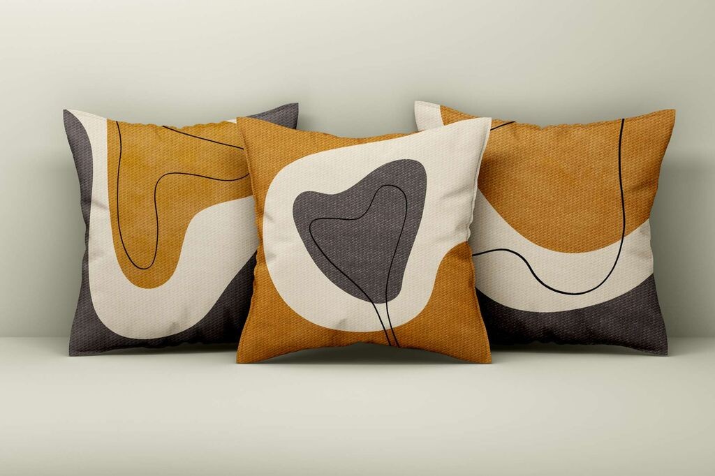 Aberto Design Set ukrasnih jastučnica Asr_plw25-33, 43x43 cm, 3 komada, Šarene