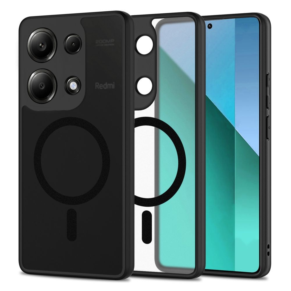 Tech-Protect Magsafe Maska za mobilni telefon za mobilni telefon Xiaomi Redmi Note 13 4G / LTE Magmat, Crna