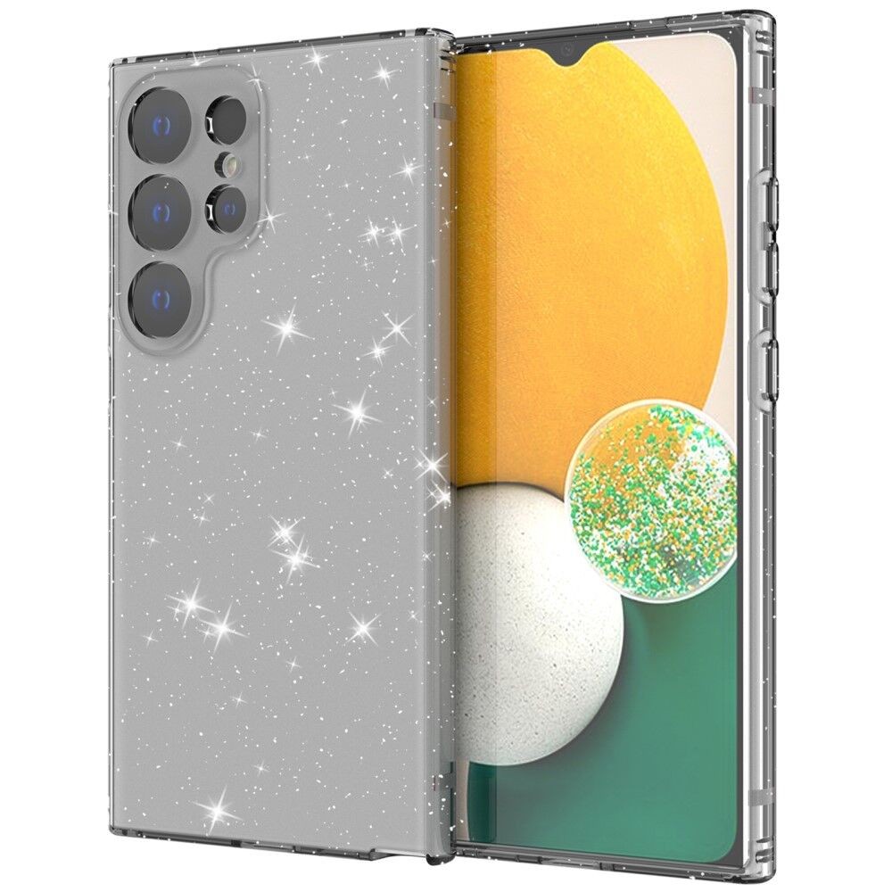 Maska za mobilni telefon Samsung Galaxy S24 Ultra Glitter, Siva