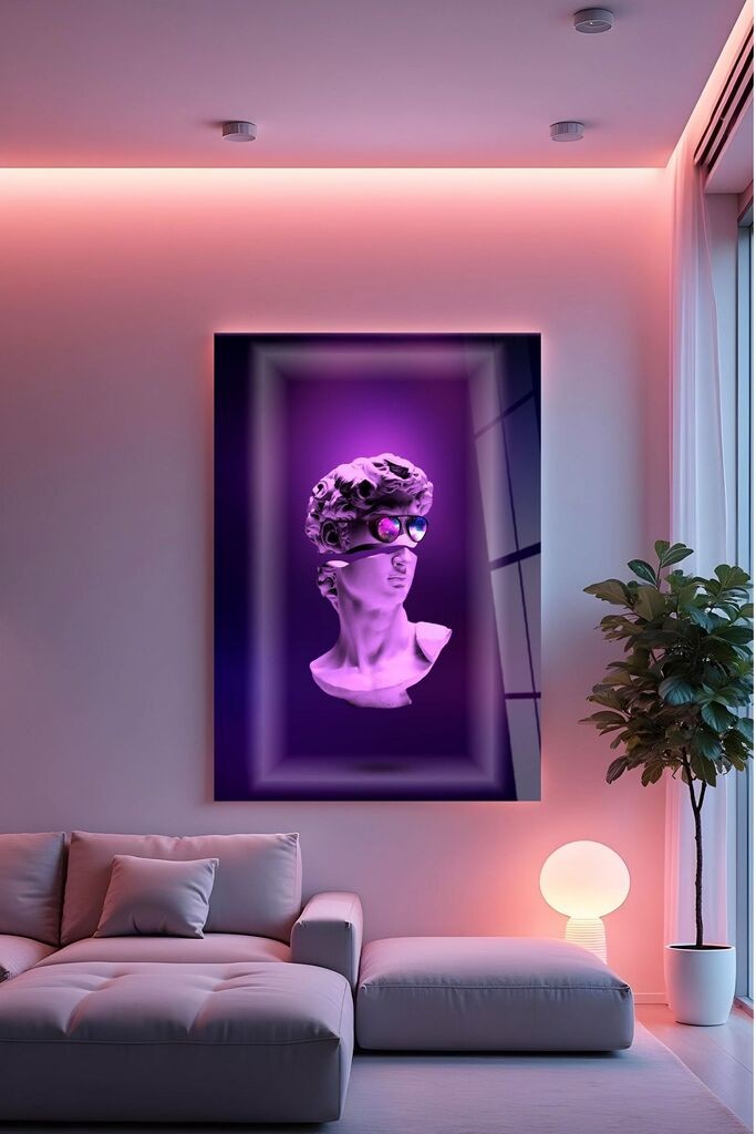 Zidna slika Hhlneon001, 30x40 cm