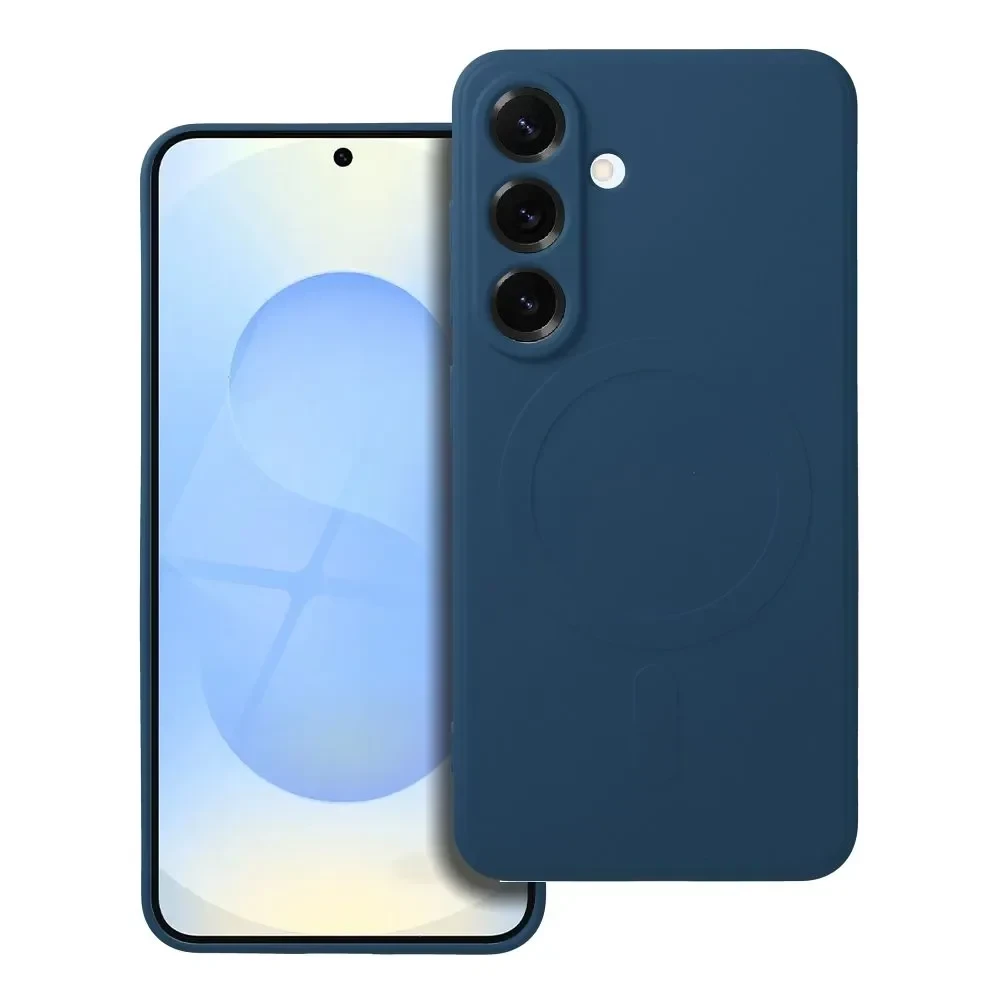 Silicone MagSafe maska za mobilni telefon Samsung S25 Mag Cover, Plava