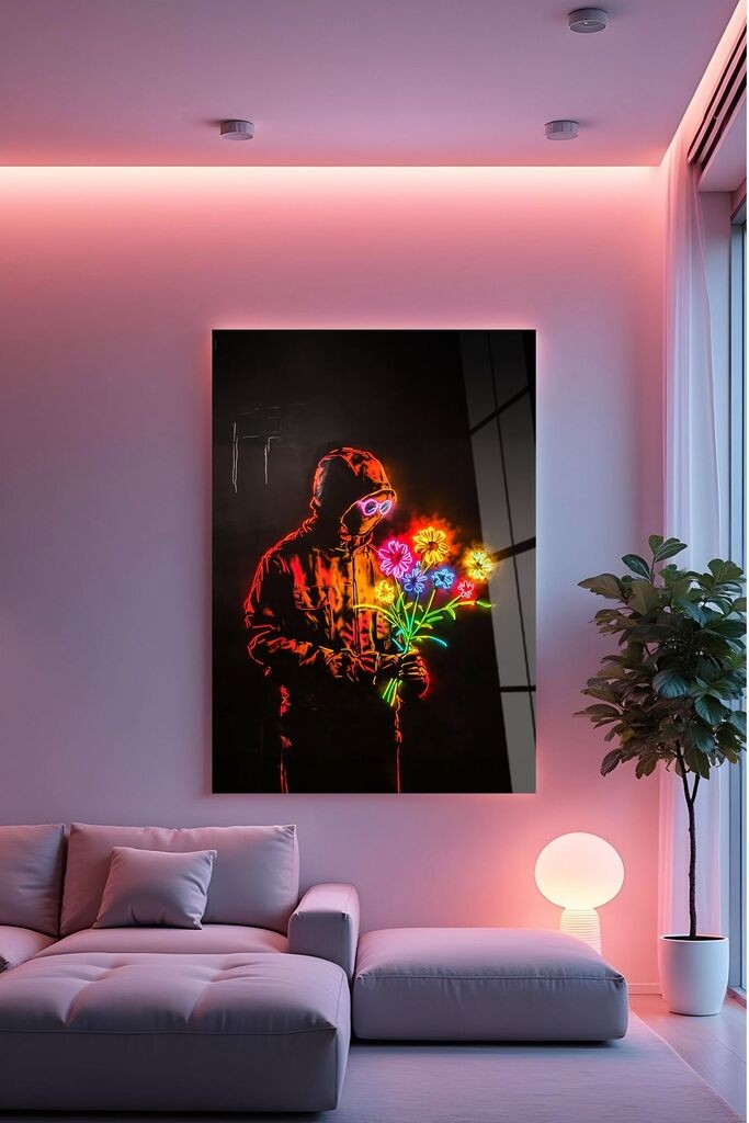 Zidna slika Hhlneon0040, 30x40 cm