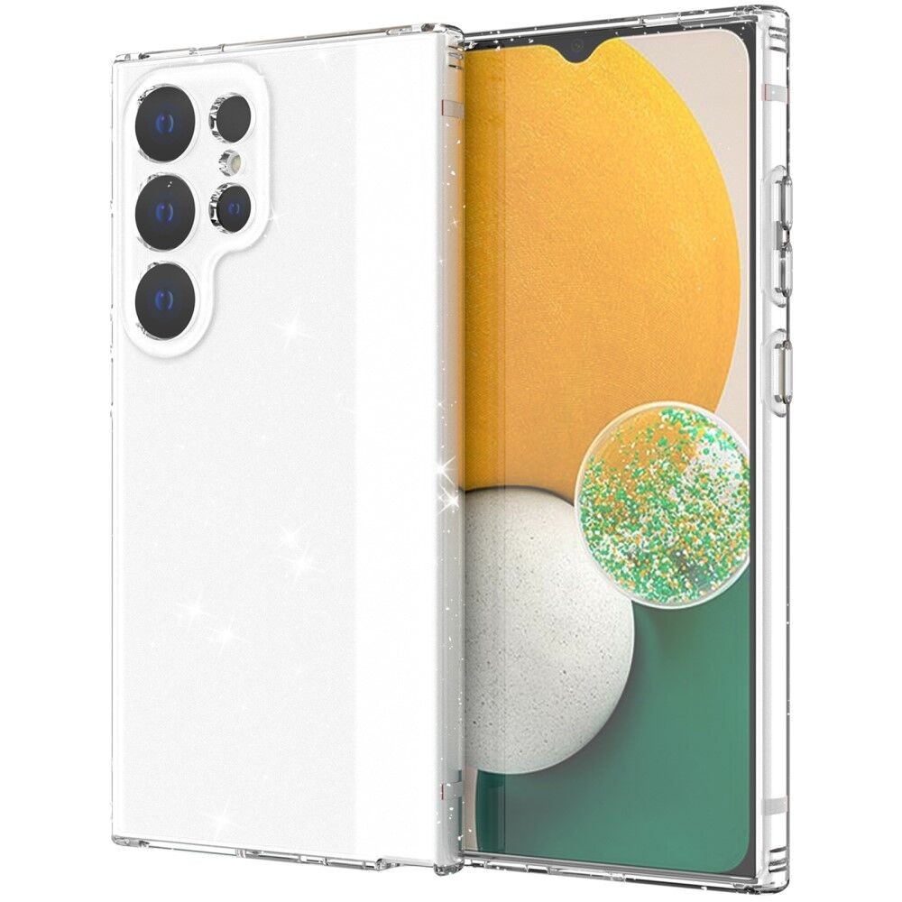 Maska za mobilni telefon Samsung Galaxy S24 Ultra Glitter, Providna