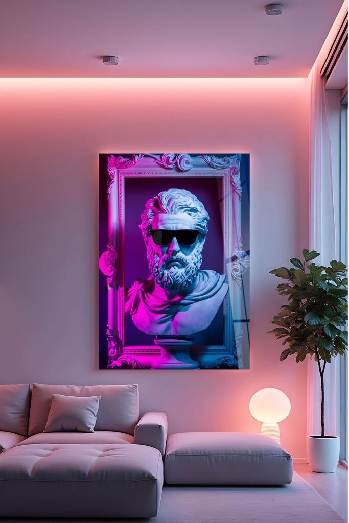 Zidna slika Hhlneon005, 30x40 cm