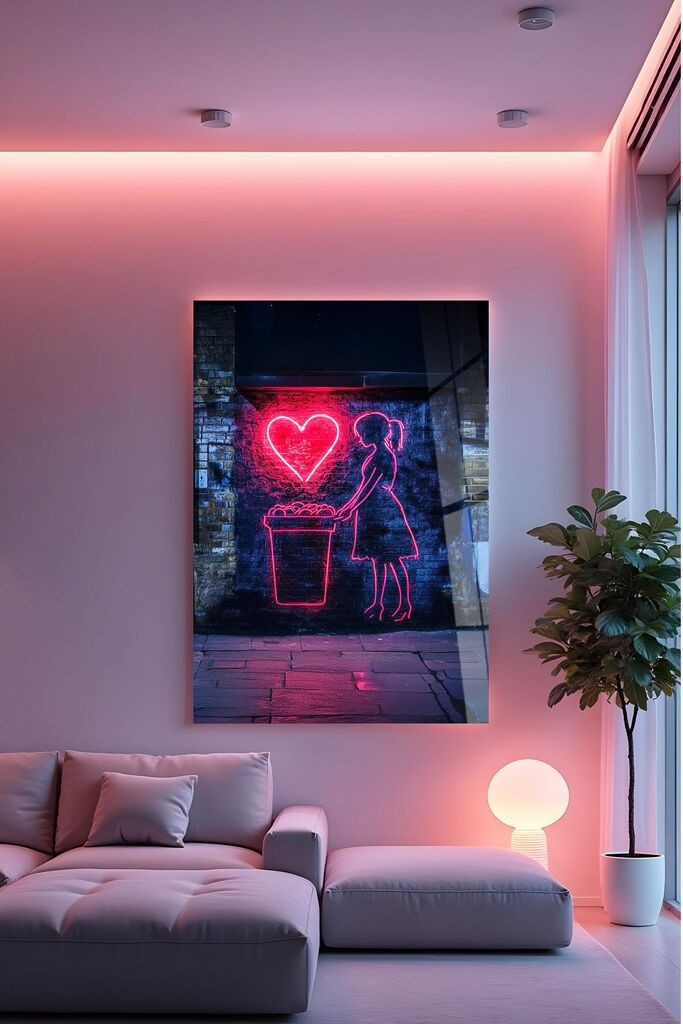 Zidna slika Hhlneon0037, 30x40 cm