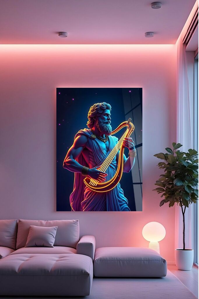 Zidna slika Hhlneon0027, 30x40 cm