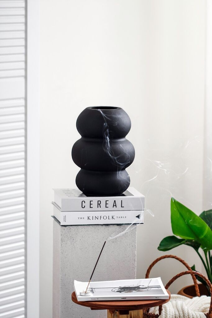 Aberto Design vaza BSI251, 18x18x29 cm, antracit