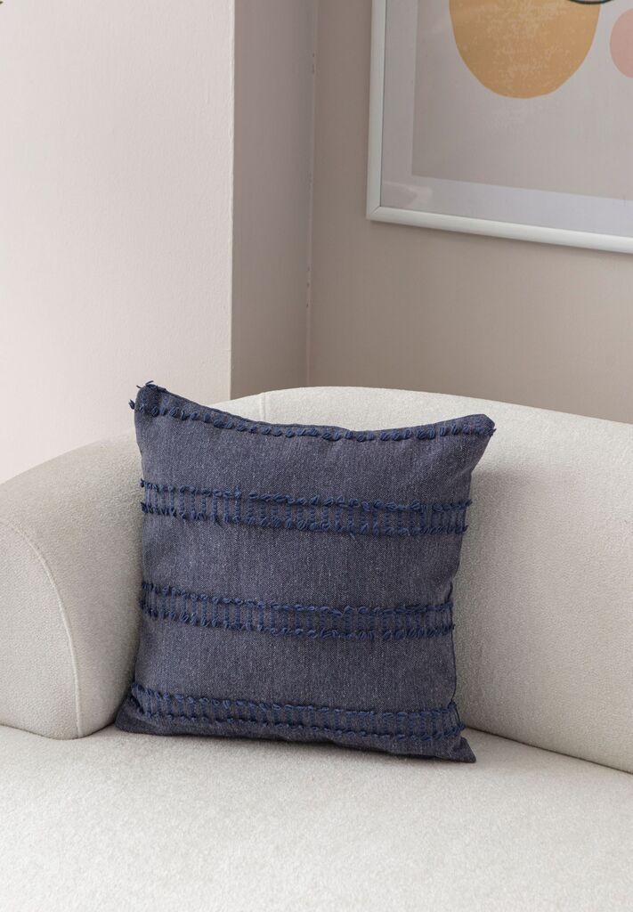 Aberto Design Dekorativni jastuk Tuffet, 43x43 cm, Plavi