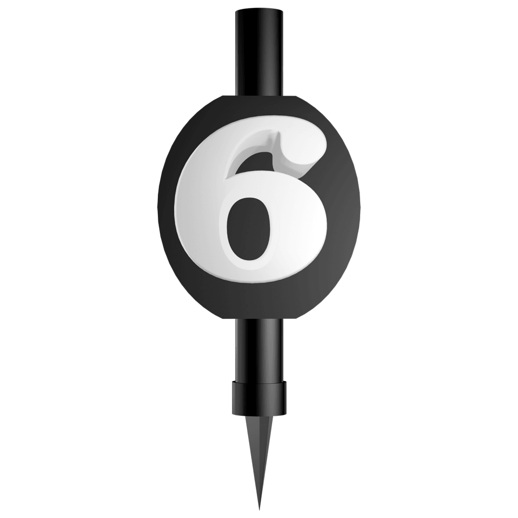 Tomo šped Prskalica 9917701, broj 6, Crna