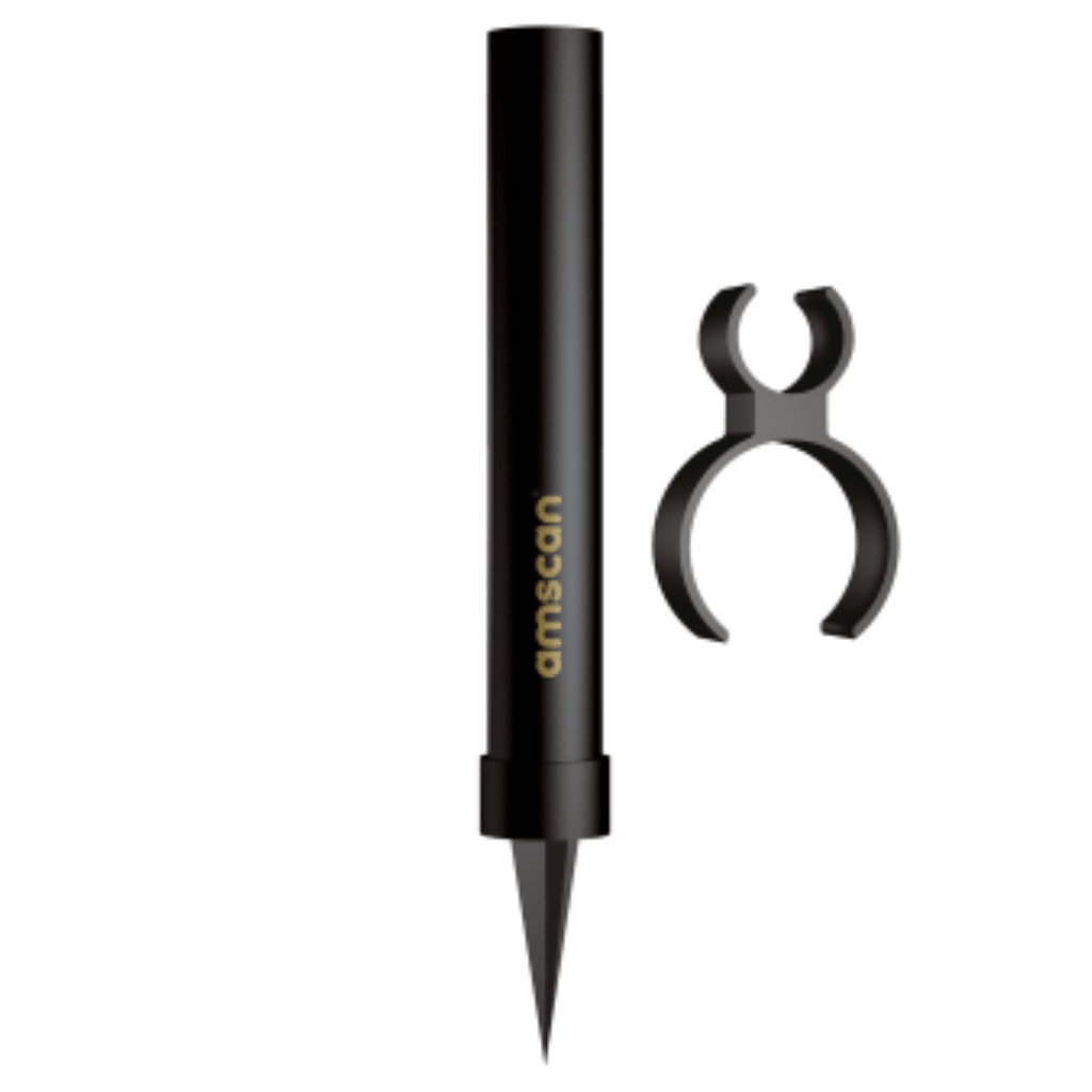 Partydeco Prskalica 9919574, 12 cm, Crna