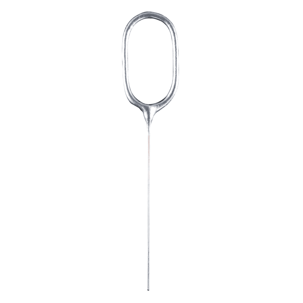 Partydeco Prskalica 9917675, broj 0, Siva