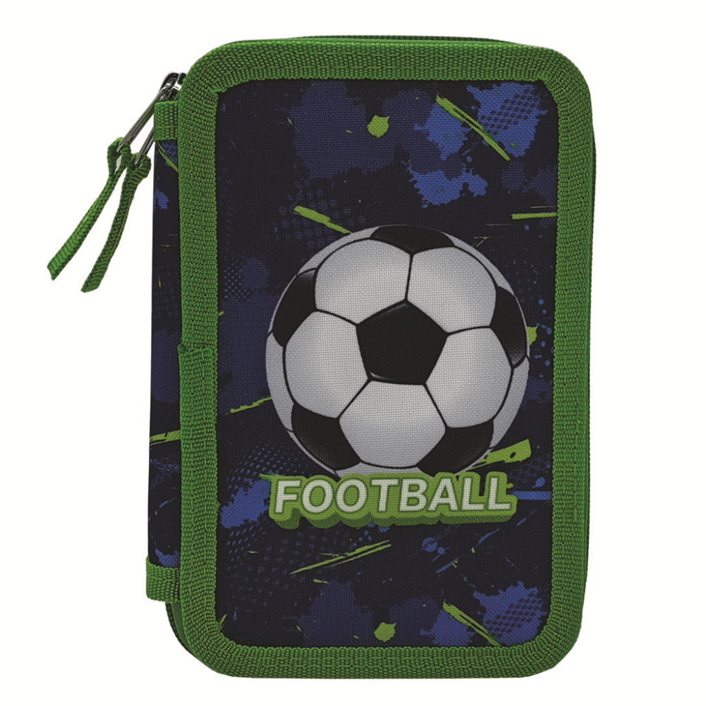 Tomo šped Pernica 2-zip Football 32270, Plava