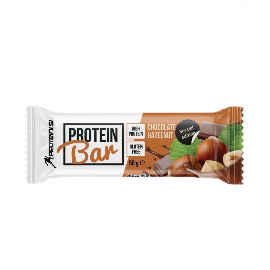 Proteini.si Protein Proteinska čokoladica Bar, Čoko-lješnjak, 50 g