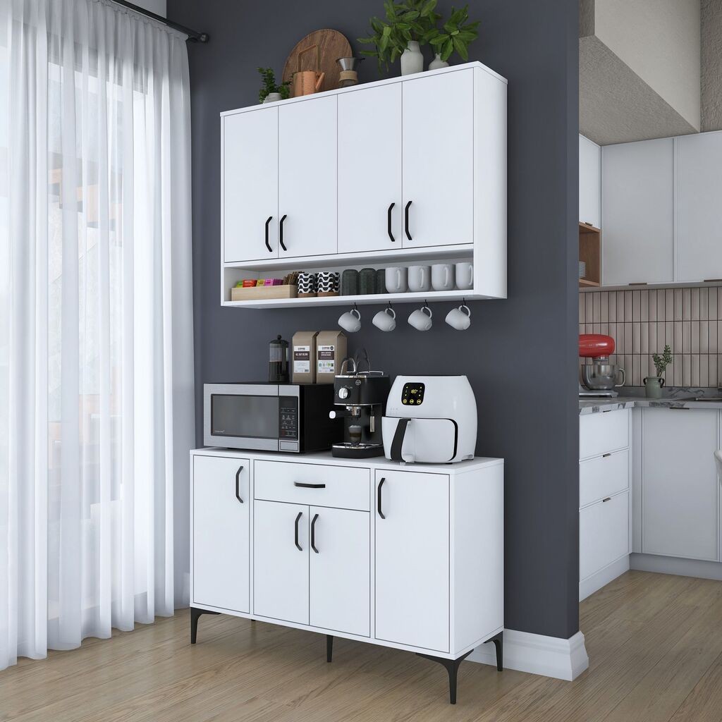 Hanah Home Kuhinjska polica JE205-3824, 120x160.4x40 cm, Bijela