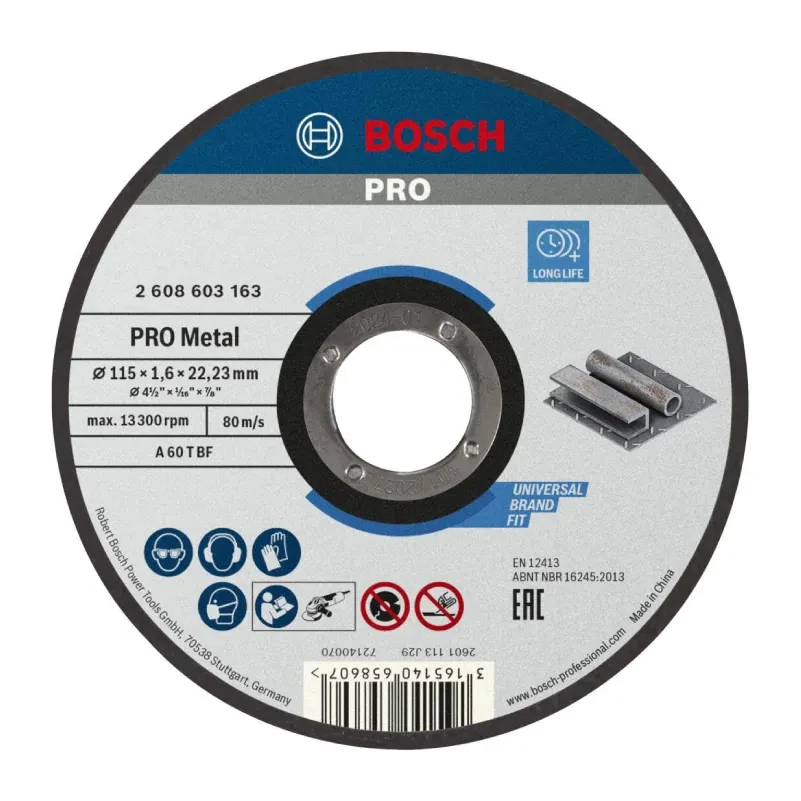 Bosch Ploča rezna, 115x1.6 mm