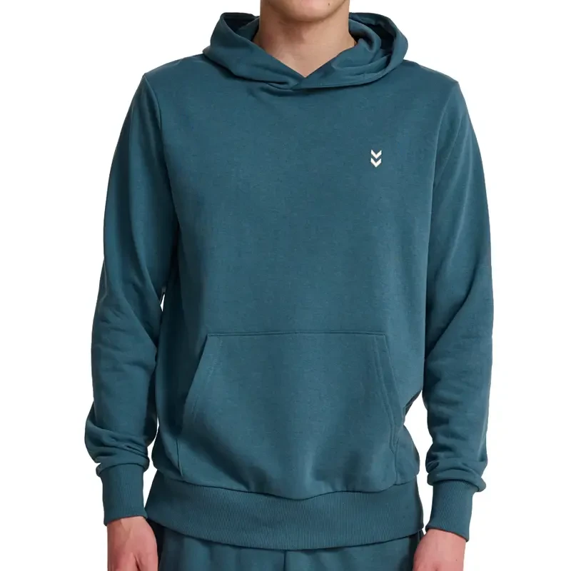 Hummel muška dukserica Hmlpulse Sweat Hoodie, petrolej