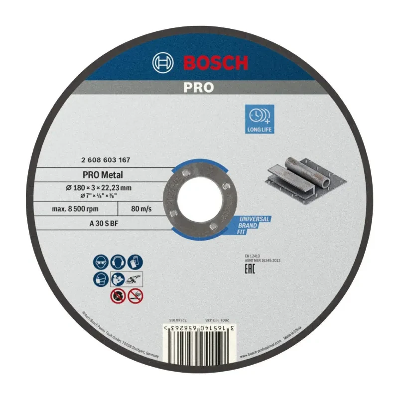 Bosch Ploča rezna, 180x3 mm