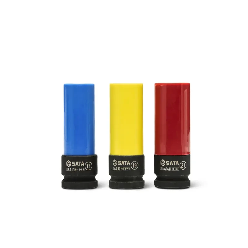 Sata Ključ nasadni za alu felge, 1/2", 17, 19, 21 mm, 3 komada