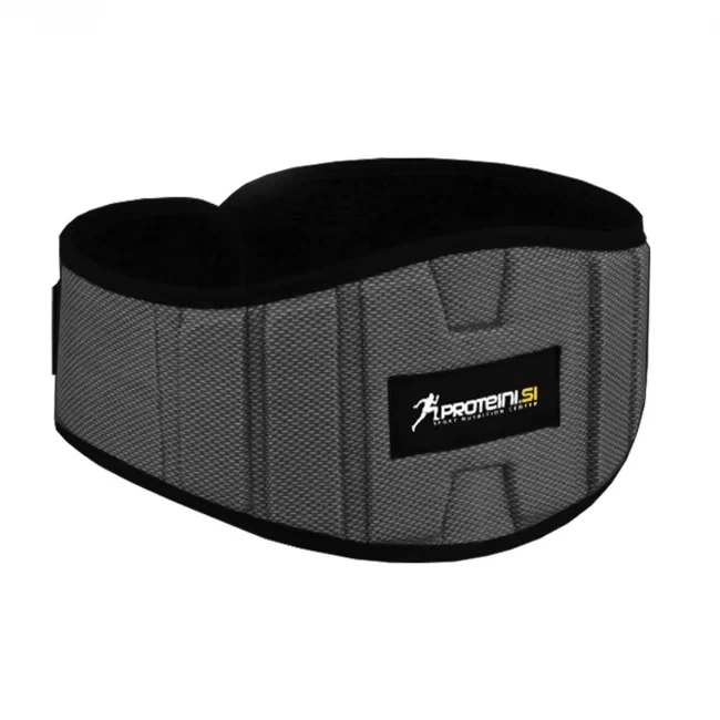 Proteini.si Neoprenski pojas leđa za vježbanje, sivi