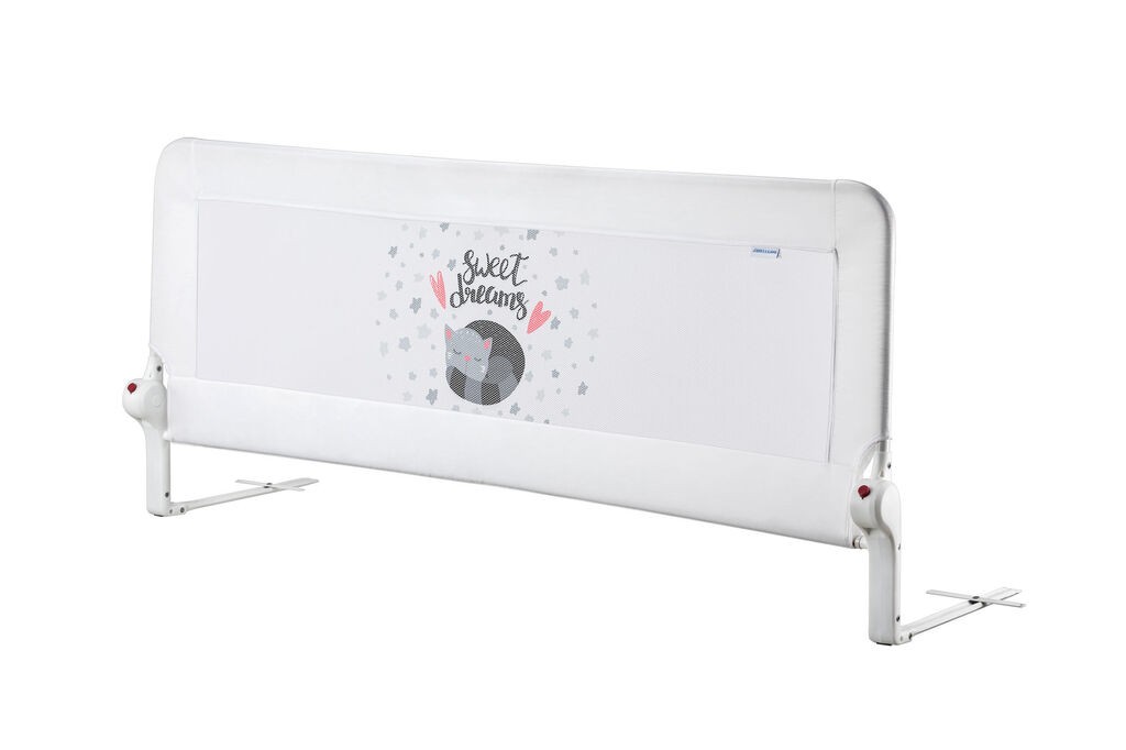 Aberto Design Ograda za krevet Kedicik, 150x65 cm, Bijela